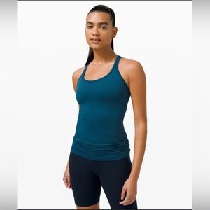 Lululemon blue ebb to street tank